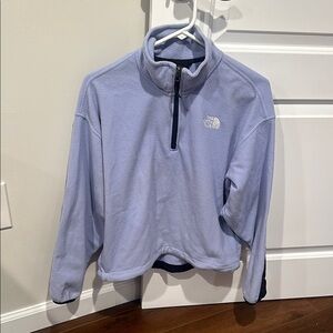 The North Face Women’s Purple Quarter Zip Fleece